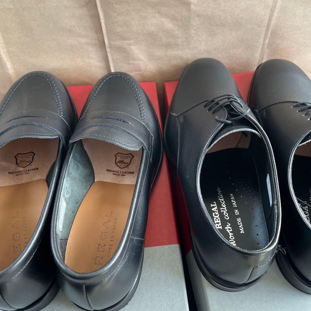 リーガル　12GL V267 ブラック　24CM 2足セット