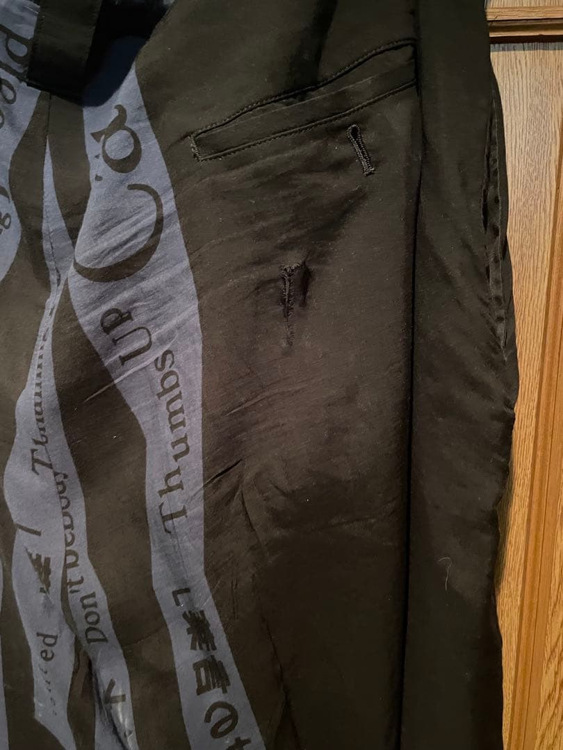 yohjiyamamoto 18ss 着る服ないのレーヨンパンツ