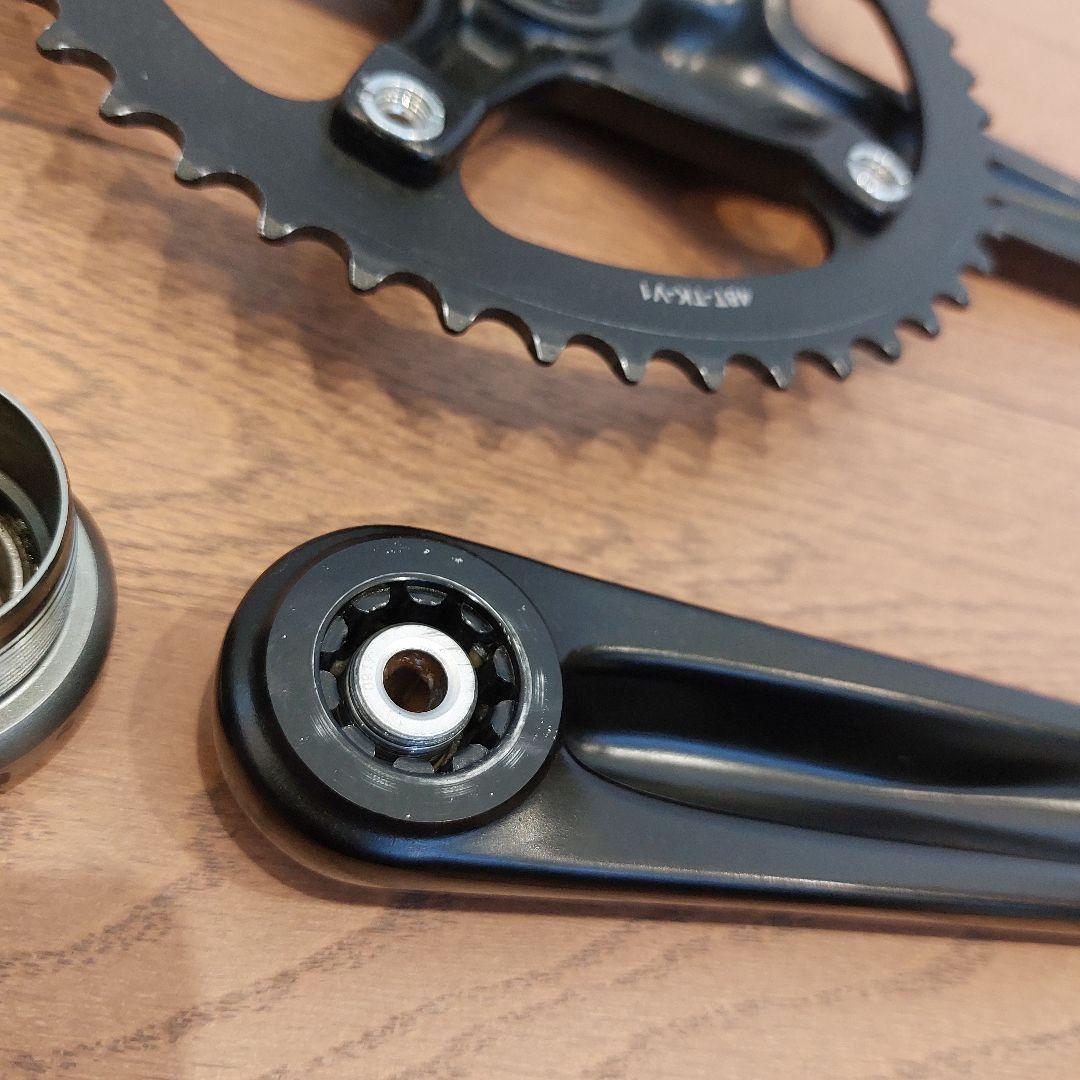 【美品】スラム オムニウム クランク165mm BB チェーンリング セット