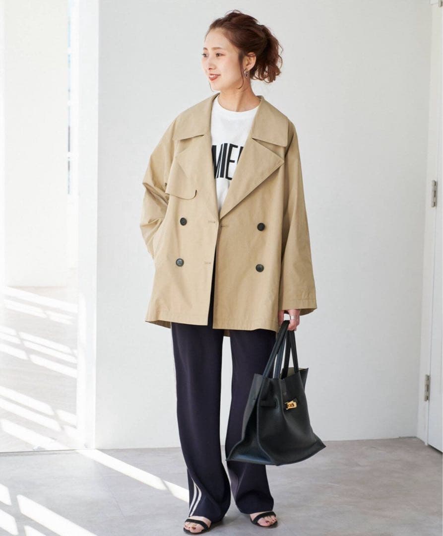 お値下げ中！【新品】Spick and Span C/Pミドル丈トレンチコート