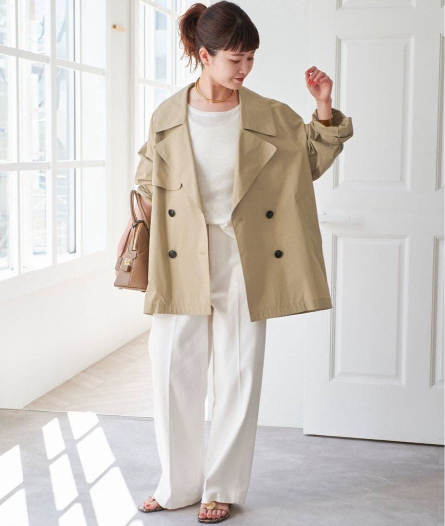 お値下げ中！【新品】Spick and Span C/Pミドル丈トレンチコート