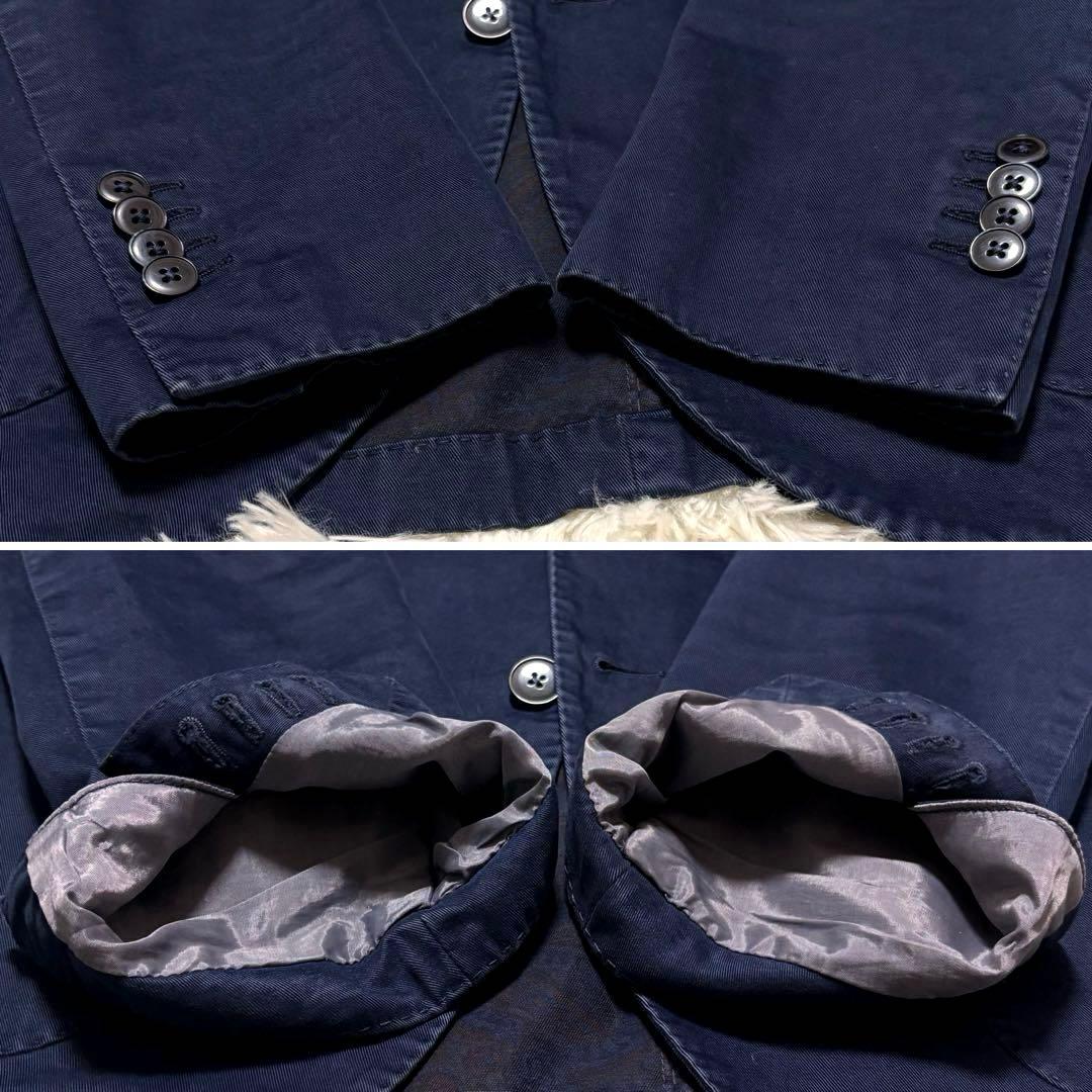 ✨良品✨ルビアム　テーラードジャケット　ガーメントダイ　ペイズリー裏地　48