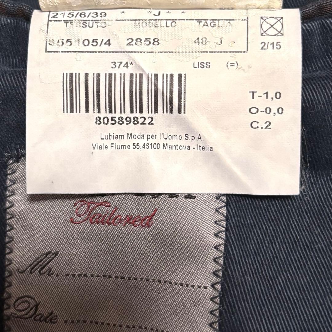 ✨良品✨ルビアム　テーラードジャケット　ガーメントダイ　ペイズリー裏地　48