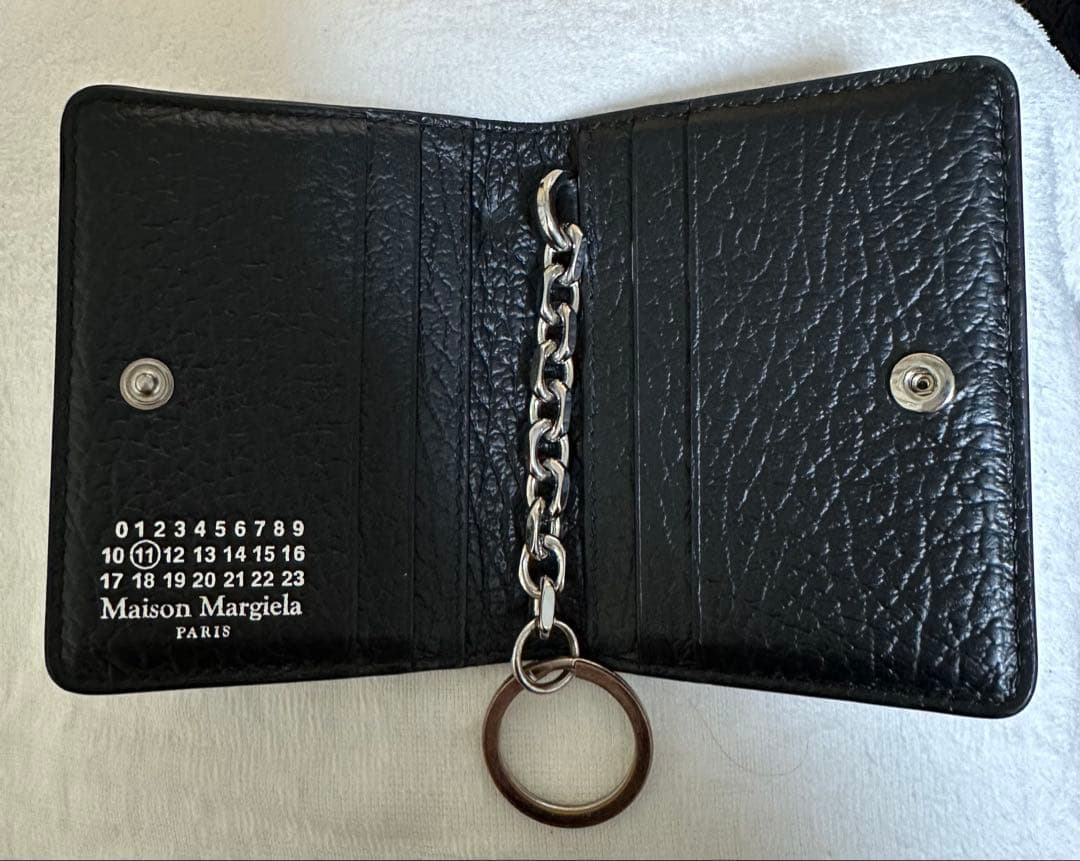 Maison Margiela 二つ折りカードケース　ブラック
