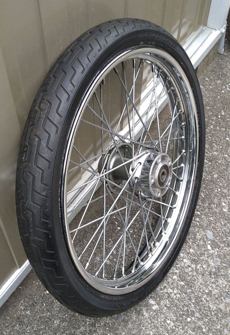 ハーレーソフテイルFXSTC21インチフロントタイヤ＆ホイール