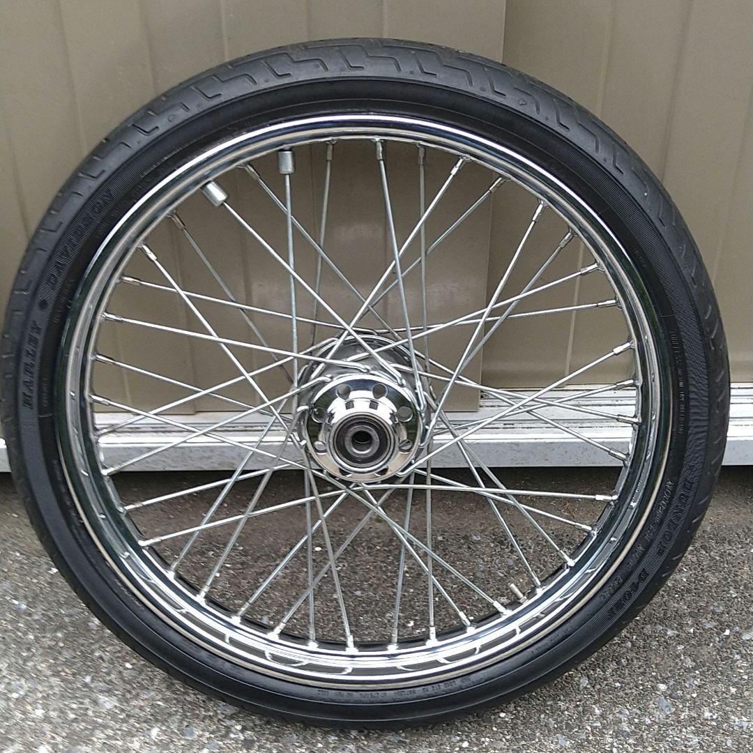 ハーレーソフテイルFXSTC21インチフロントタイヤ＆ホイール