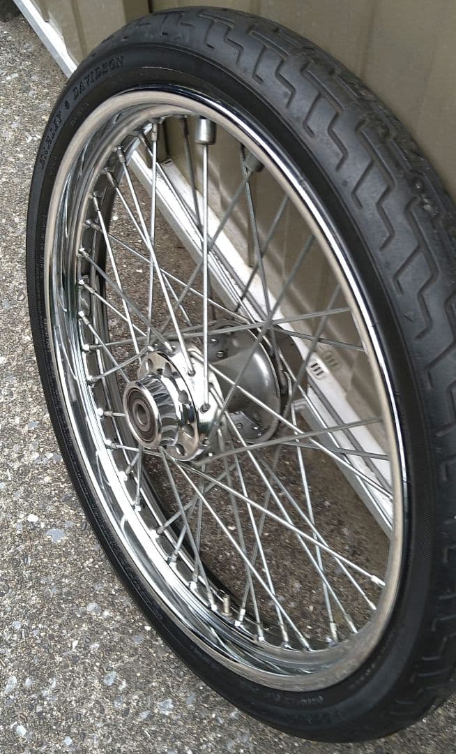 ハーレーソフテイルFXSTC21インチフロントタイヤ＆ホイール