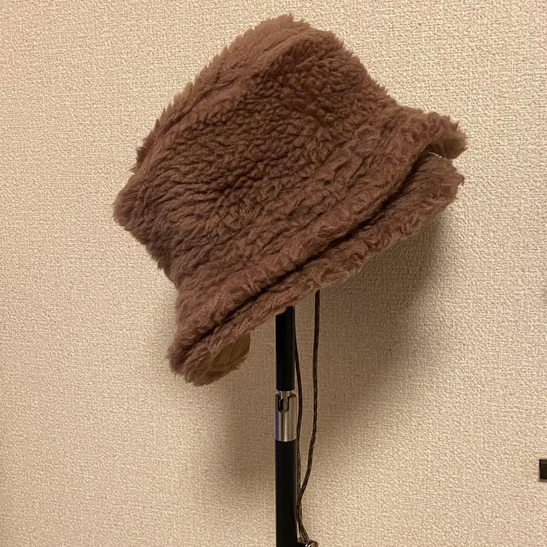 sacai 22AW Double Brim hat 紐付き ボア　バケハ
