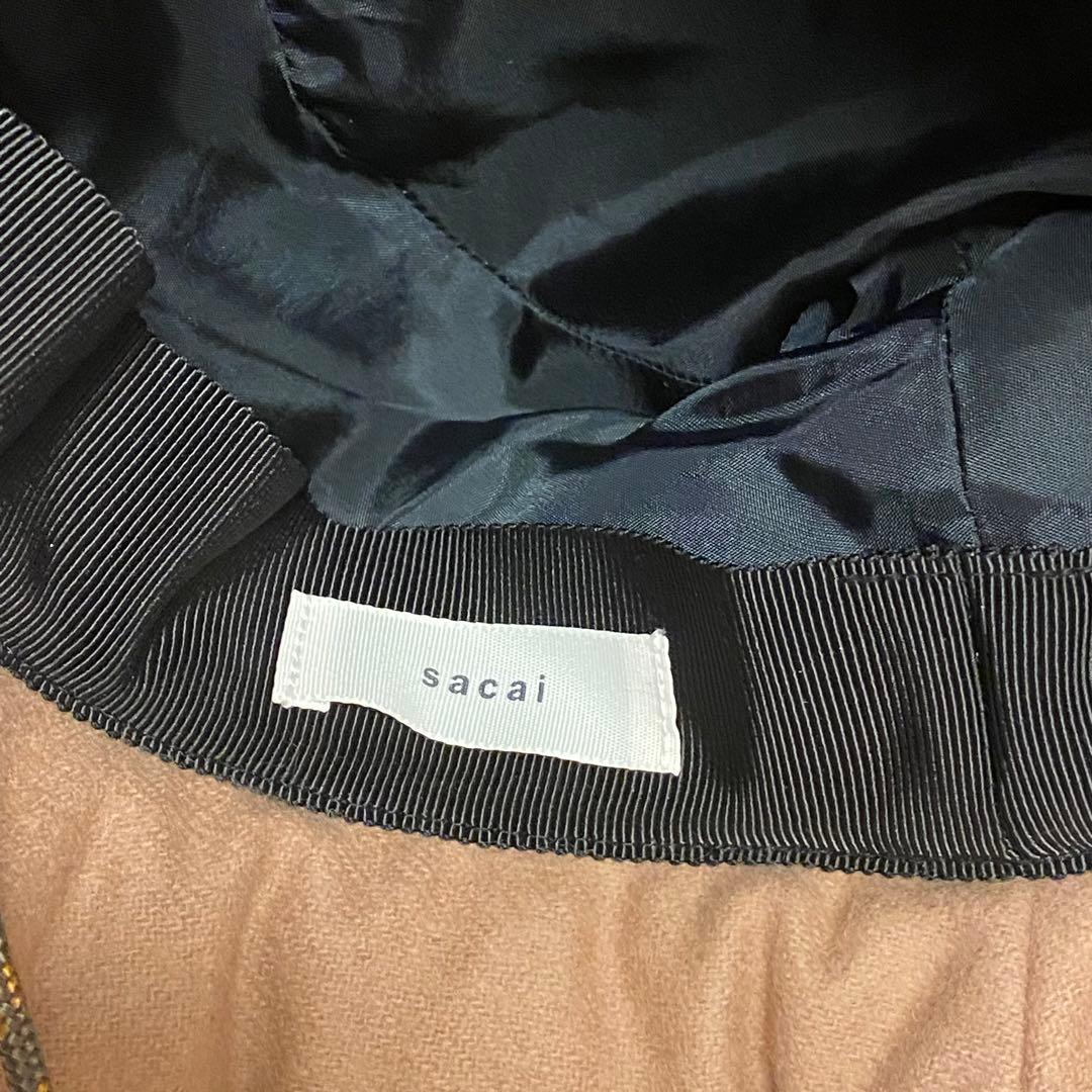 sacai 22AW Double Brim hat 紐付き ボア　バケハ