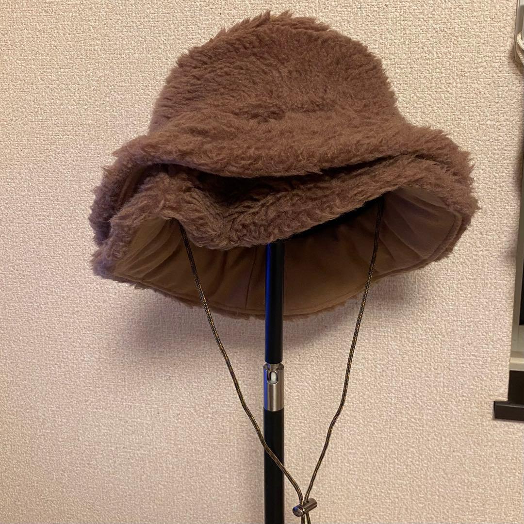 sacai 22AW Double Brim hat 紐付き ボア　バケハ