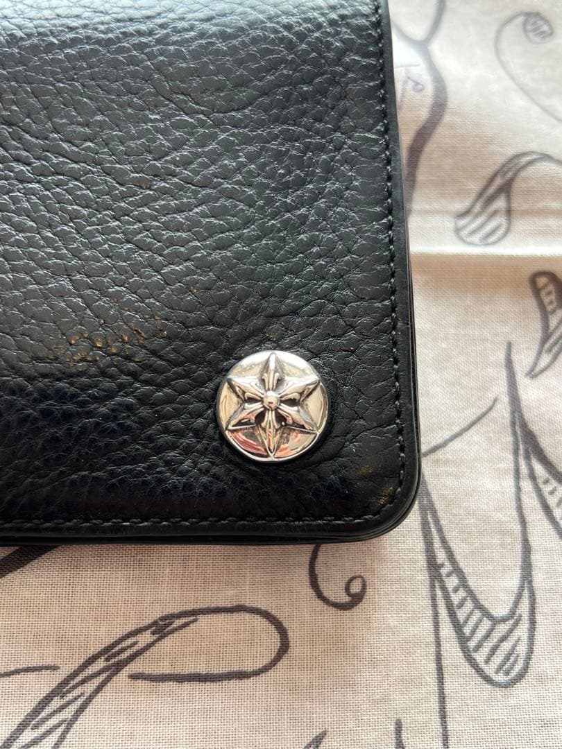 CHROM HEARTS / 1ZIP BLK スターボタン