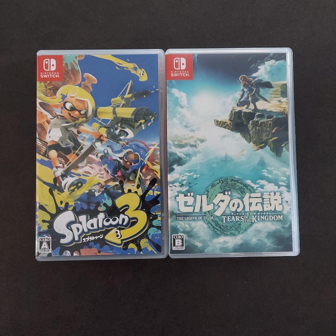 Switch スプラトゥーン3 ゼルダの伝説ティアーズオブザキングダム