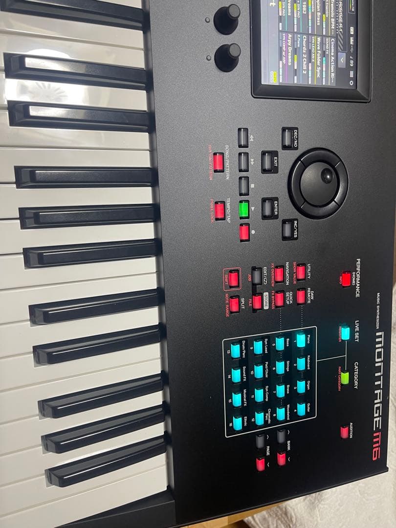 YAMAHA MONTAGE M6 付属ソフト未登録 製品未登録