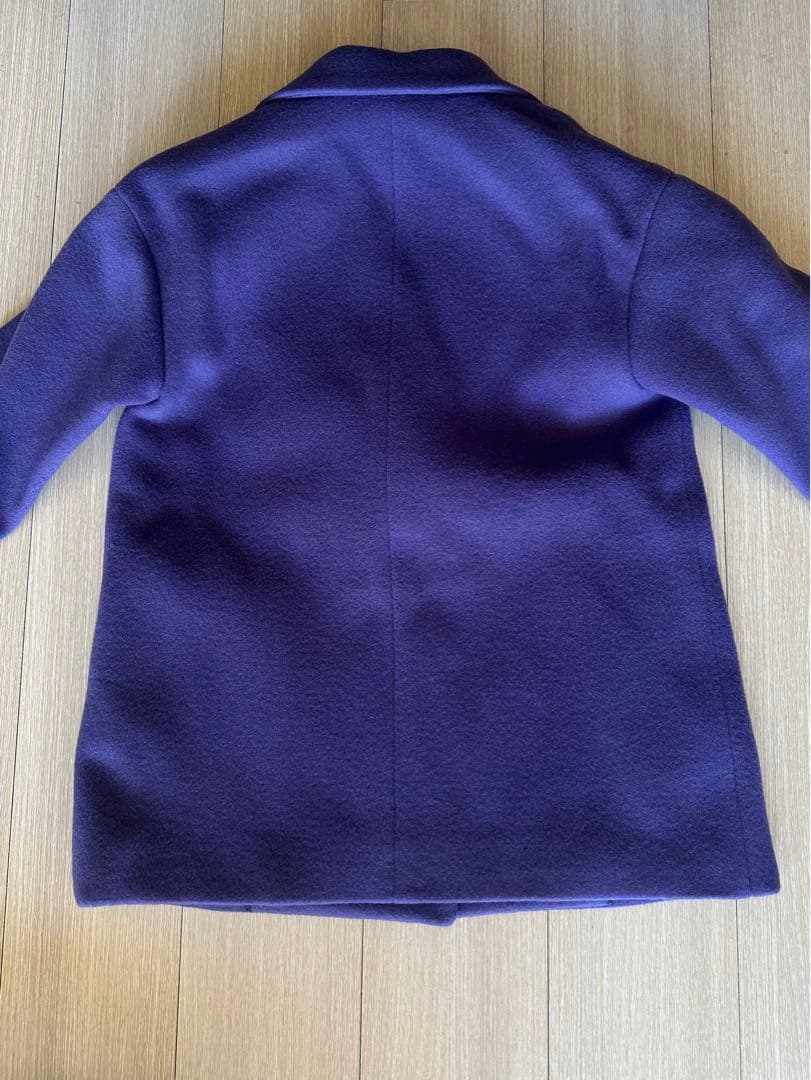 【新品】INDIVI 紫色 ウールコート