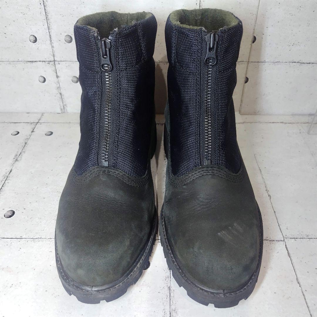ティンバーランド × WOOLRICH ジッパーブーツ 27.5 黒 レア