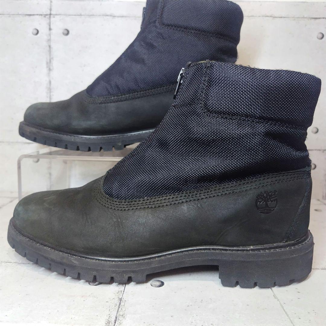 ティンバーランド × WOOLRICH ジッパーブーツ 27.5 黒 レア
