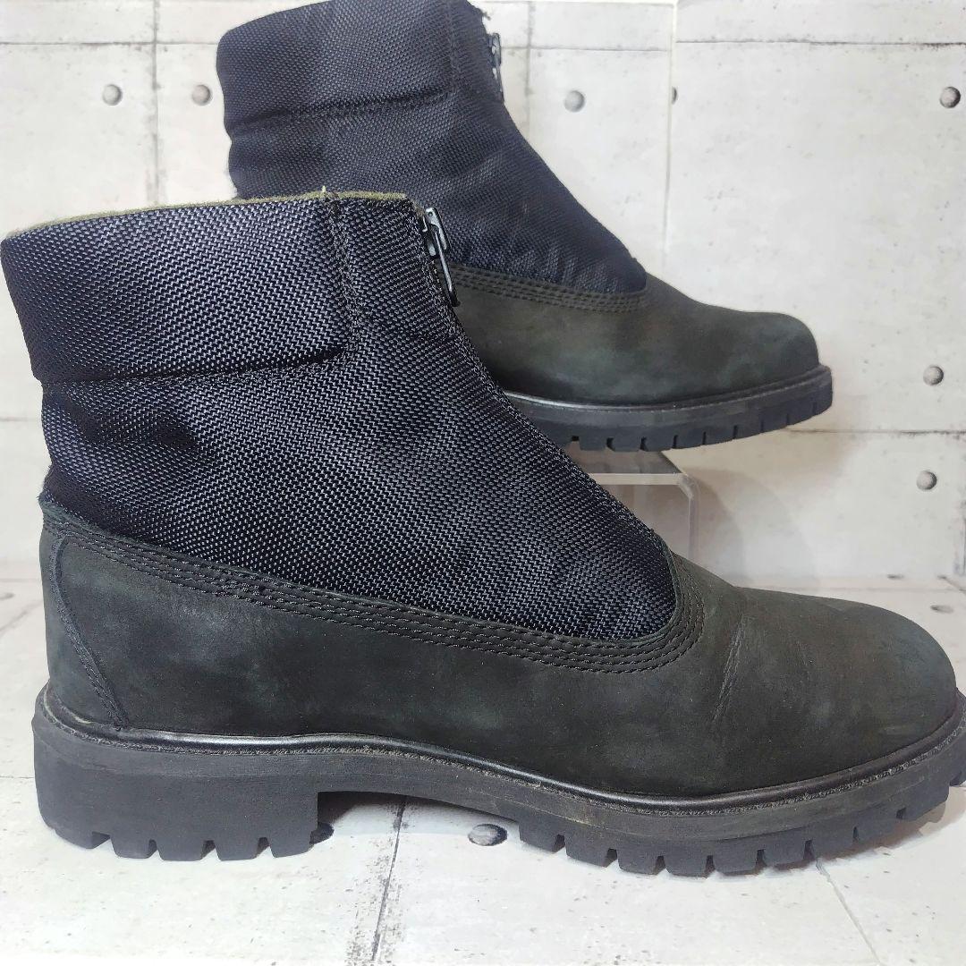 ティンバーランド × WOOLRICH ジッパーブーツ 27.5 黒 レア