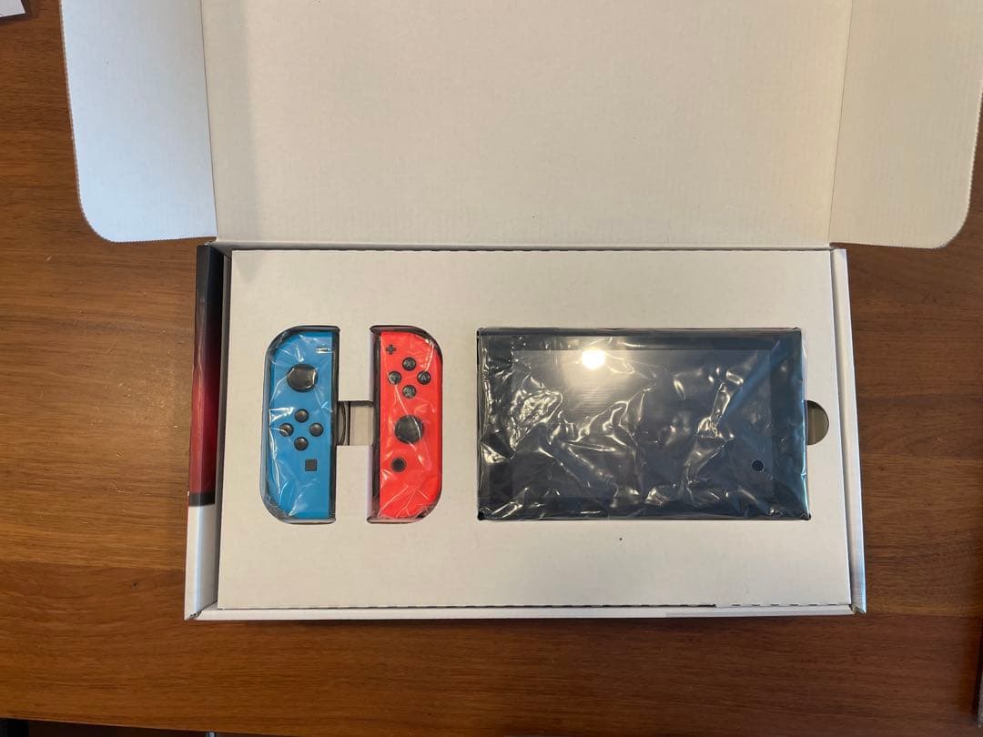 Nintendo Switch 本体 青/オレンジ + ハンドルコントローラー