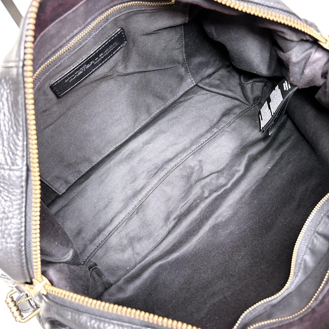 マスターピース ボストンバッグ 2way ゴールド金具 牛革 y2k