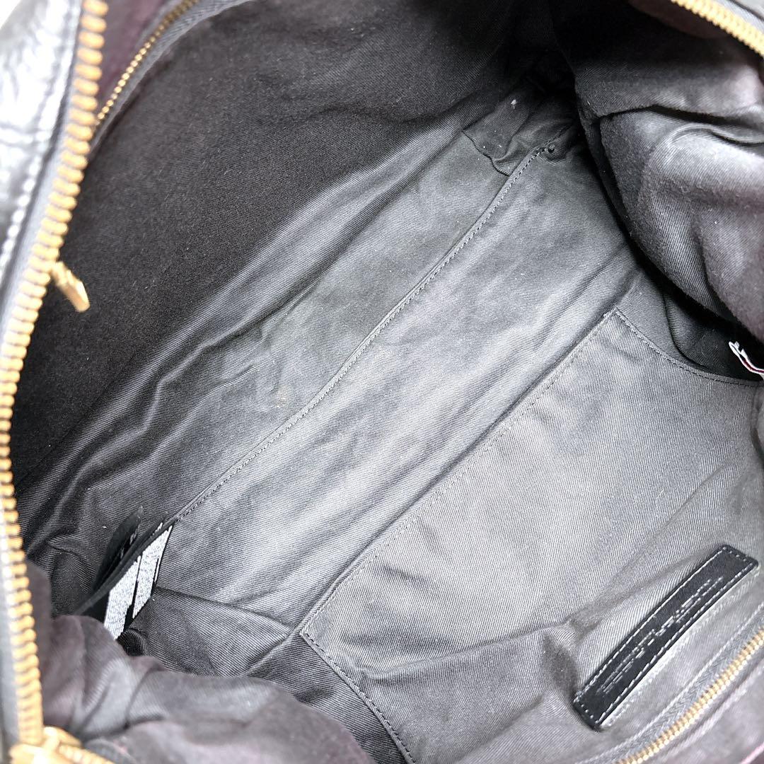 マスターピース ボストンバッグ 2way ゴールド金具 牛革 y2k