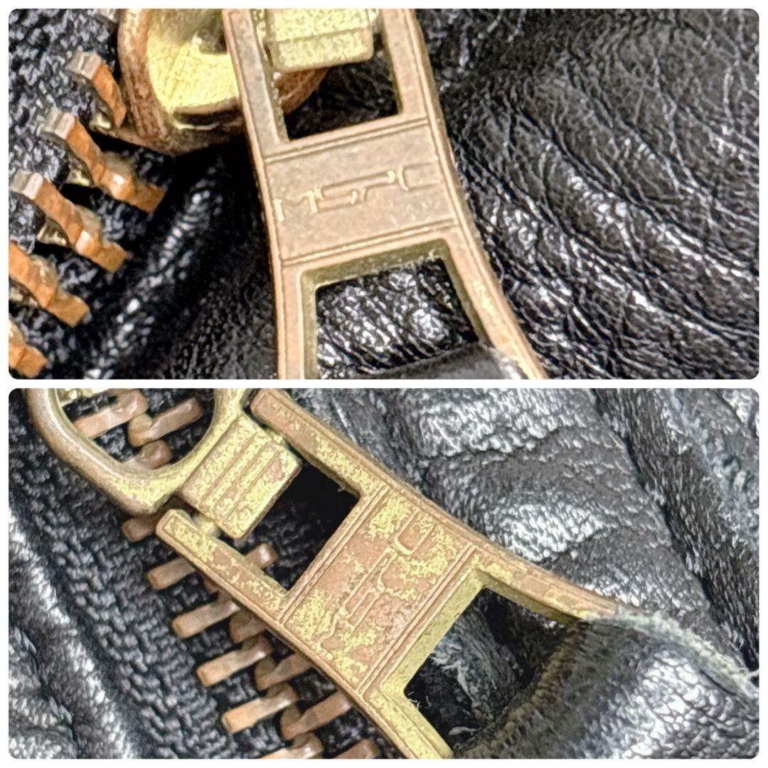 マスターピース ボストンバッグ 2way ゴールド金具 牛革 y2k