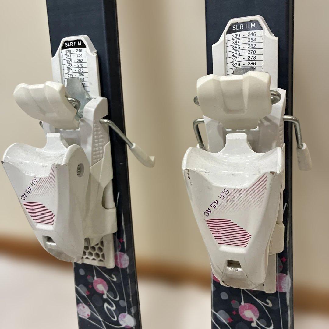 あん　子供用ハートスキー板セット　スキー板128 ストック90