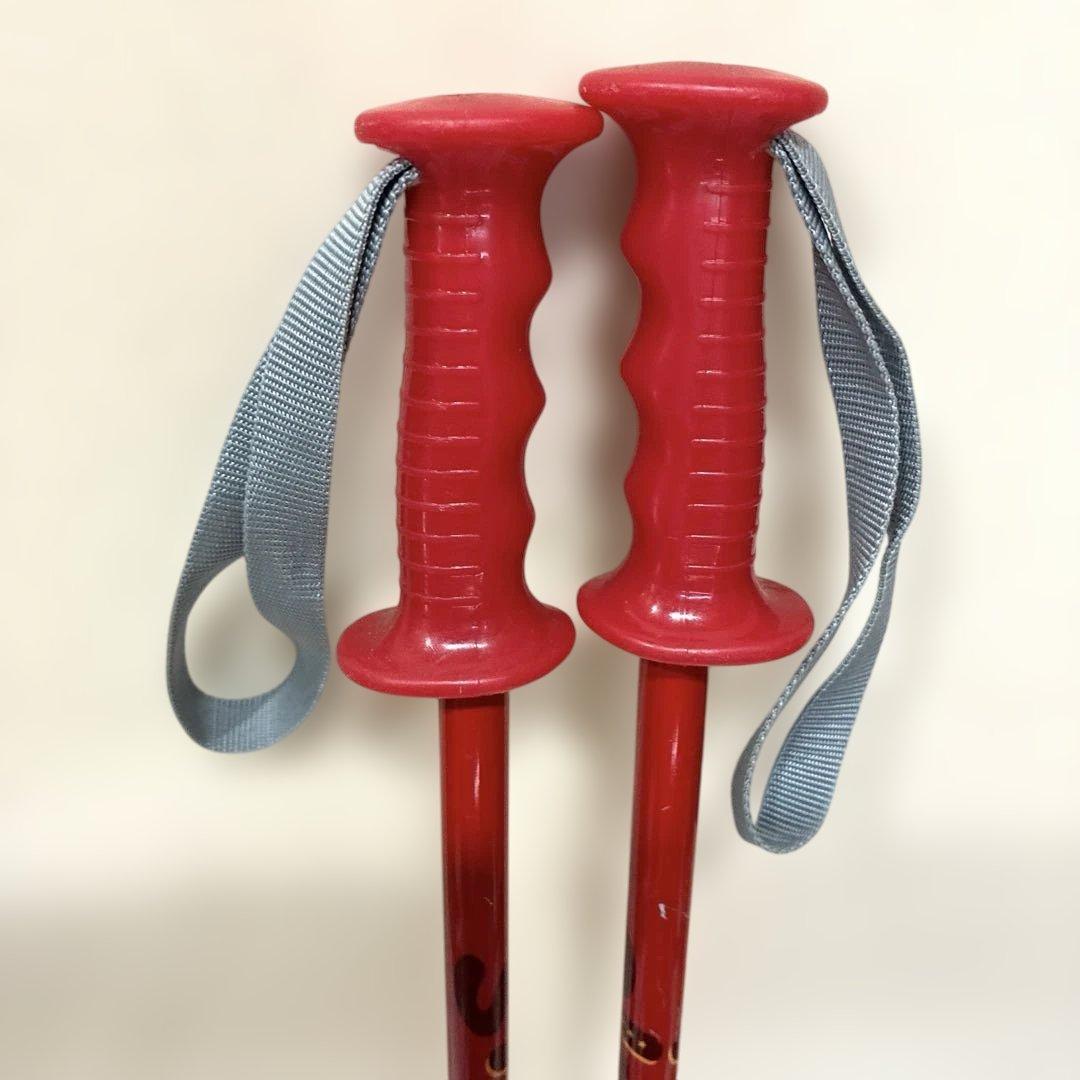 あん　子供用ハートスキー板セット　スキー板128 ストック90