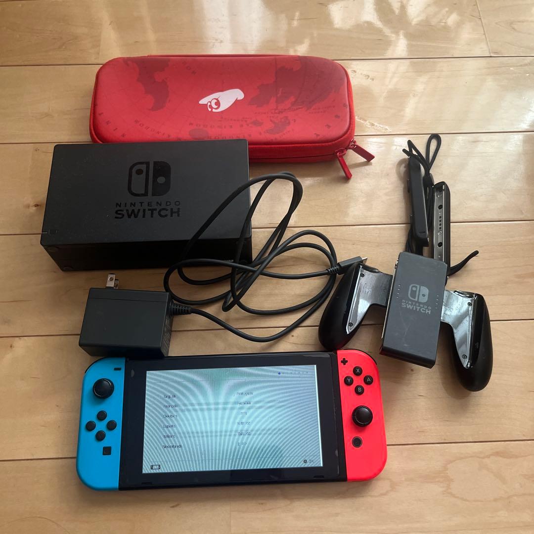 Nintendo Switch 本体 赤/青 ジャンク品