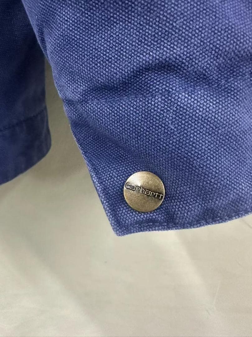 Carhartt×Stussy ネイビー デニムジャケット M