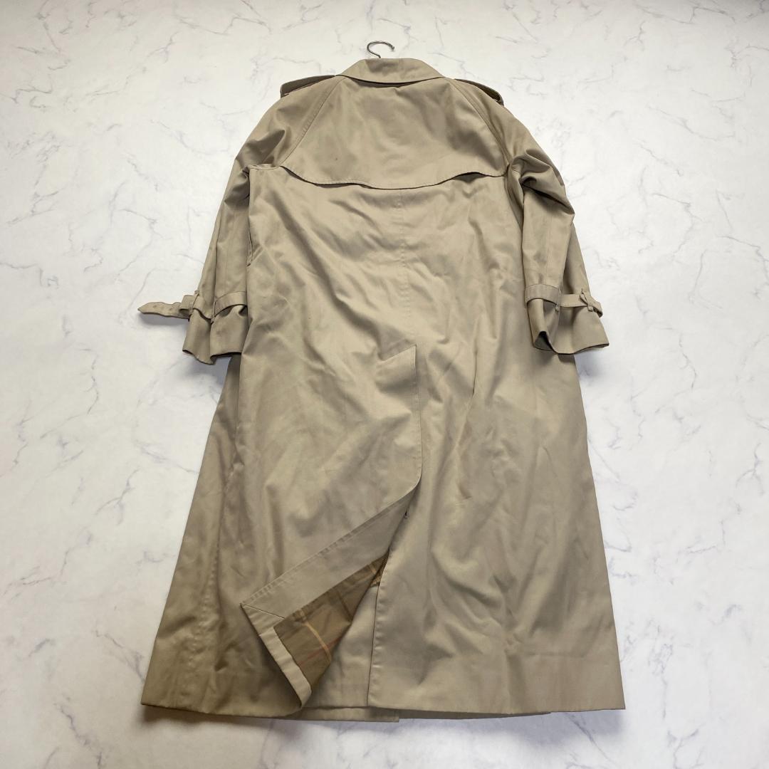 バーバリー 着丈111 シングル トレンチコート ベージュ ライナー チェック