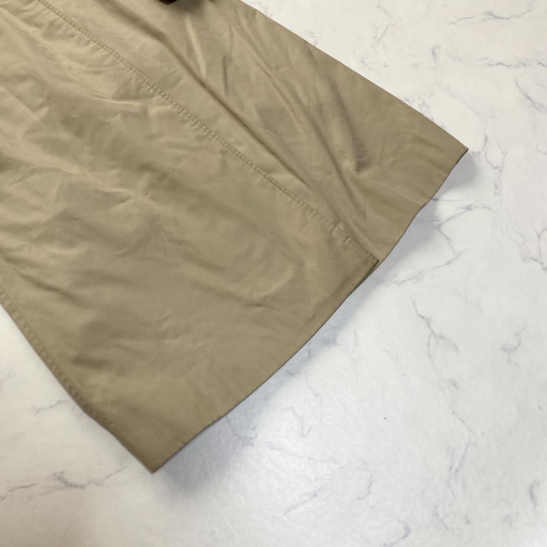 バーバリー 着丈111 シングル トレンチコート ベージュ ライナー チェック