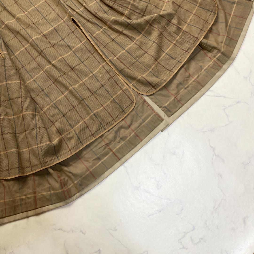 バーバリー 着丈111 シングル トレンチコート ベージュ ライナー チェック