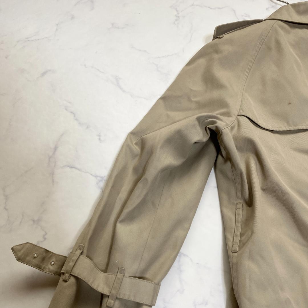 バーバリー 着丈111 シングル トレンチコート ベージュ ライナー チェック