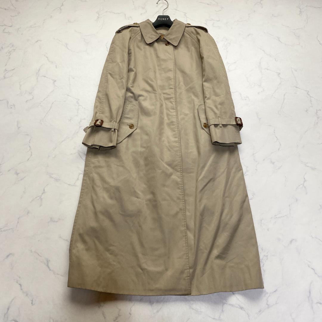 バーバリー 着丈111 シングル トレンチコート ベージュ ライナー チェック