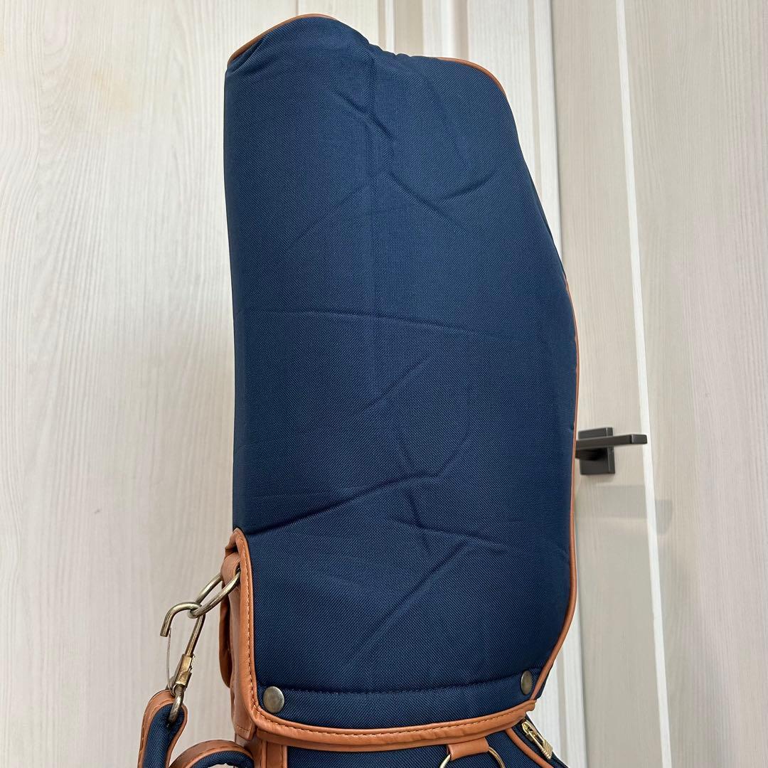 【極美品】BALENCIAGA バレンシアガ　キャディバッグ　ゴルフ　ネイビー