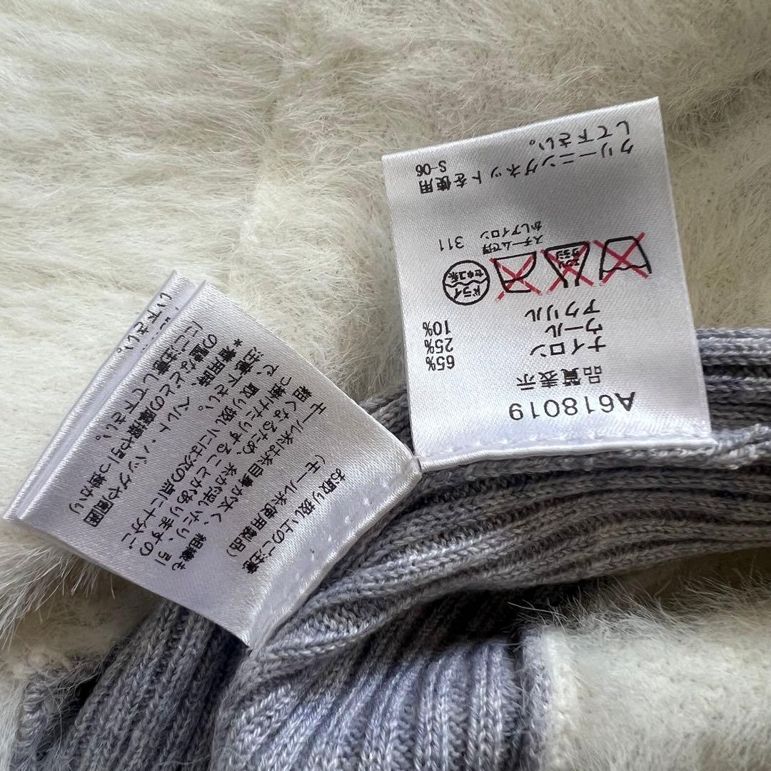 ARCHIVIO アルチビオ　ファー　ニット　タートルネック　セーター　ゴルフ