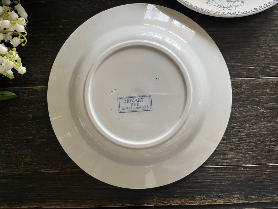 サルグミンヌ　Sarreguemines モーツァルトMozart 2枚セット