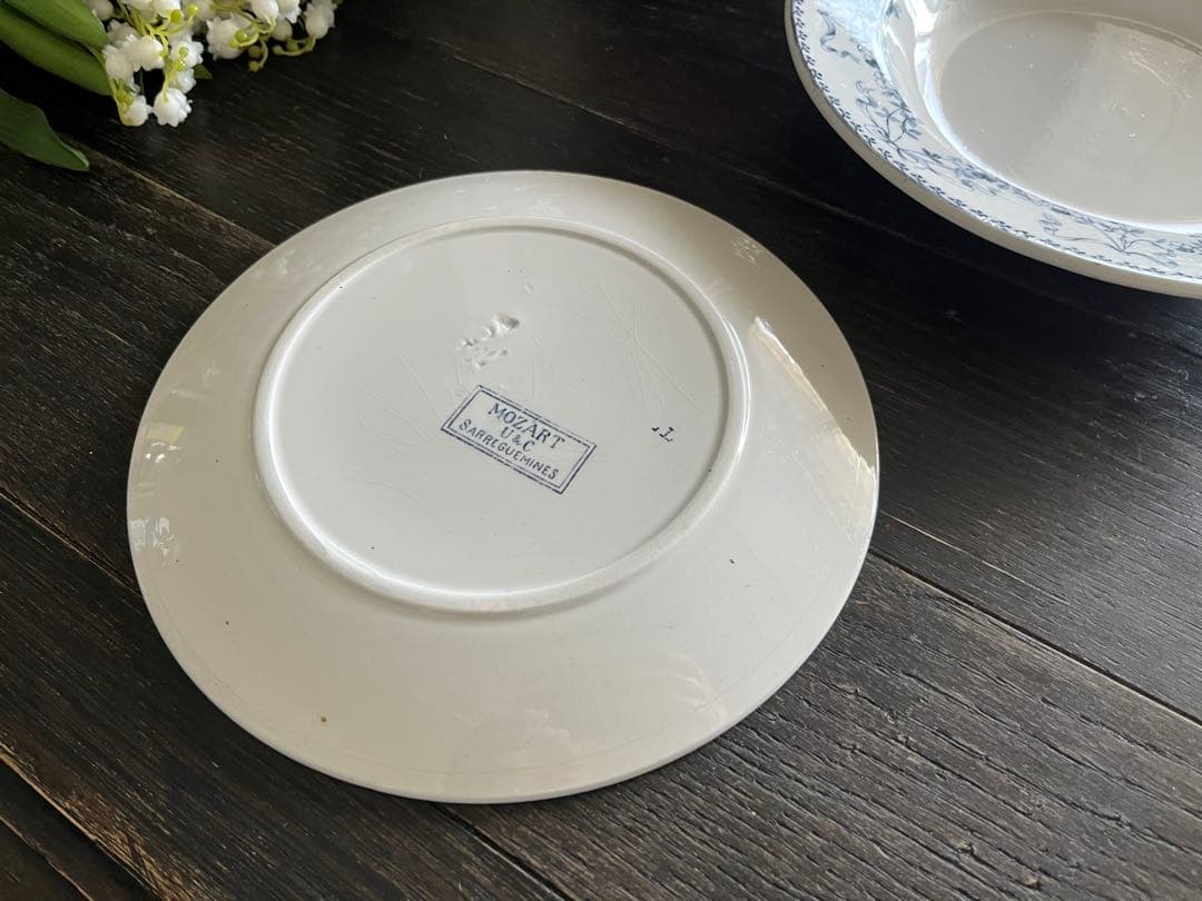 サルグミンヌ　Sarreguemines モーツァルトMozart 2枚セット