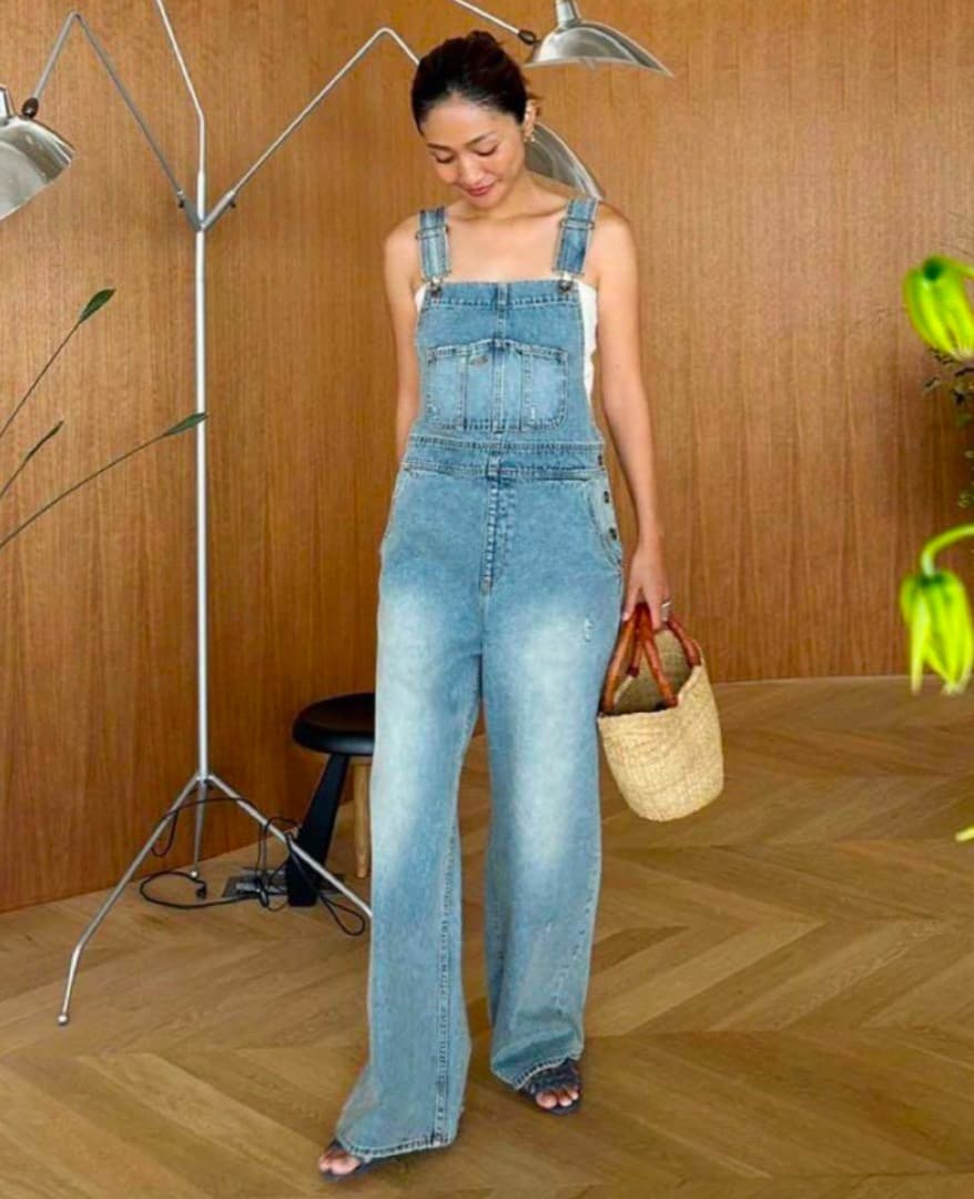 searoomlynn vintage looseオーバーオール　M