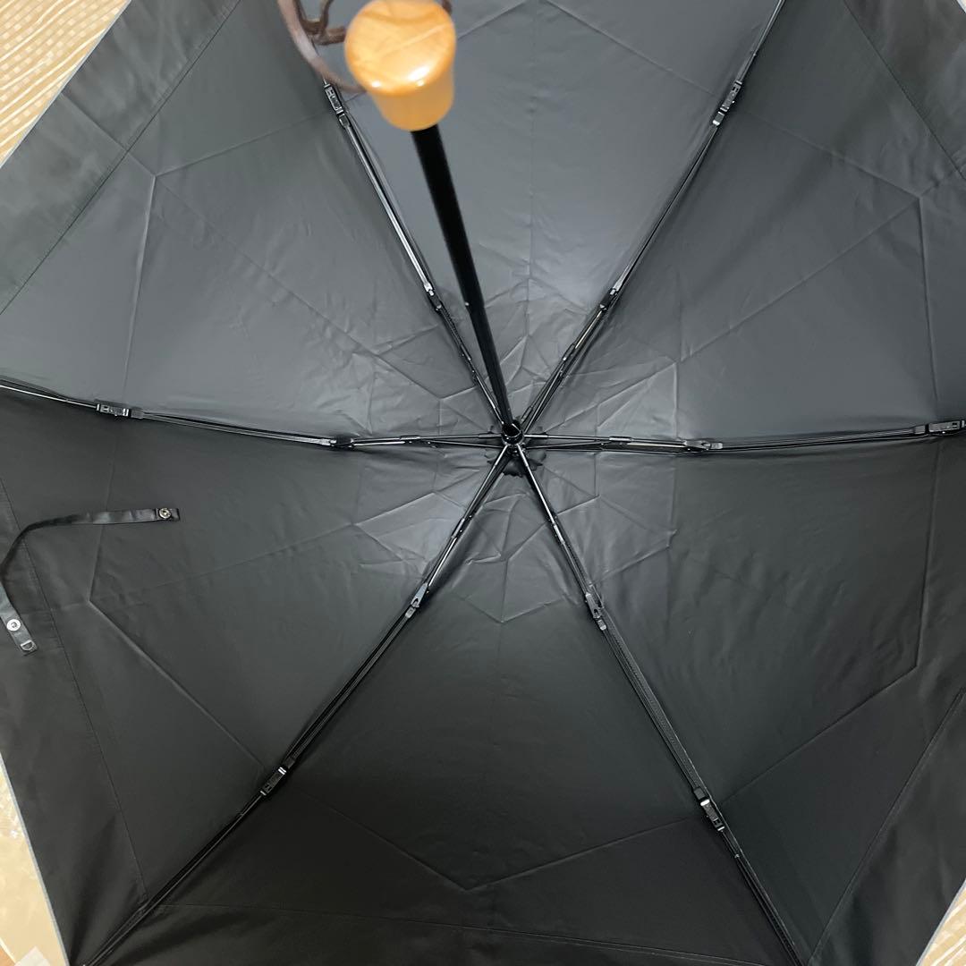 サンバリア100 3段折りたたみ日傘 ホワイト(コンビ)