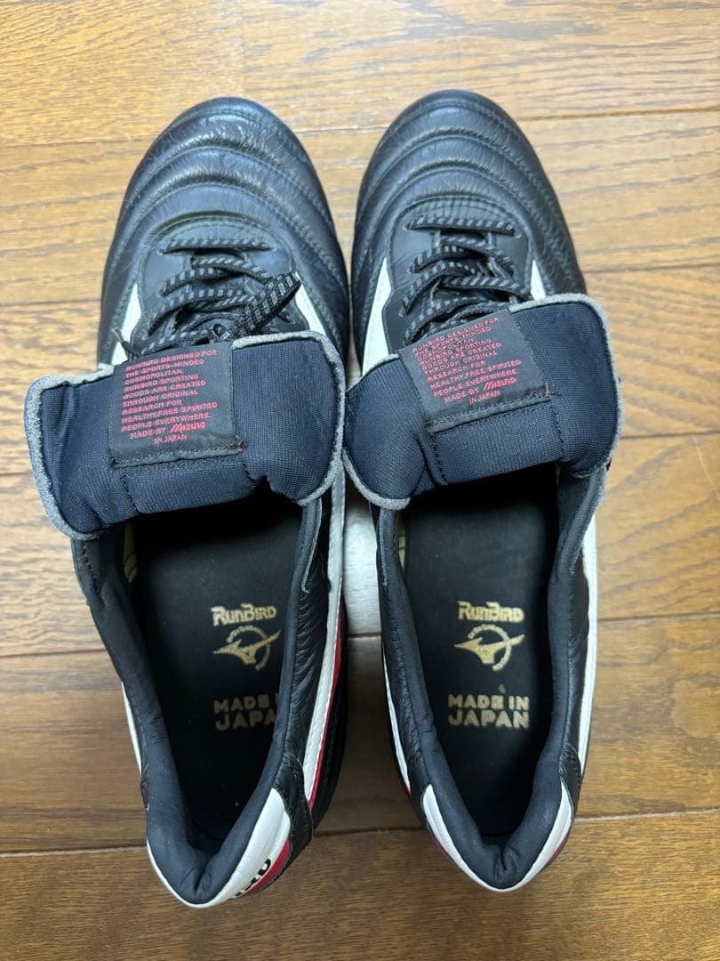 ミズノ限定品モレリアZEROサッカーシューズ ブラック/ホワイト28.0cm