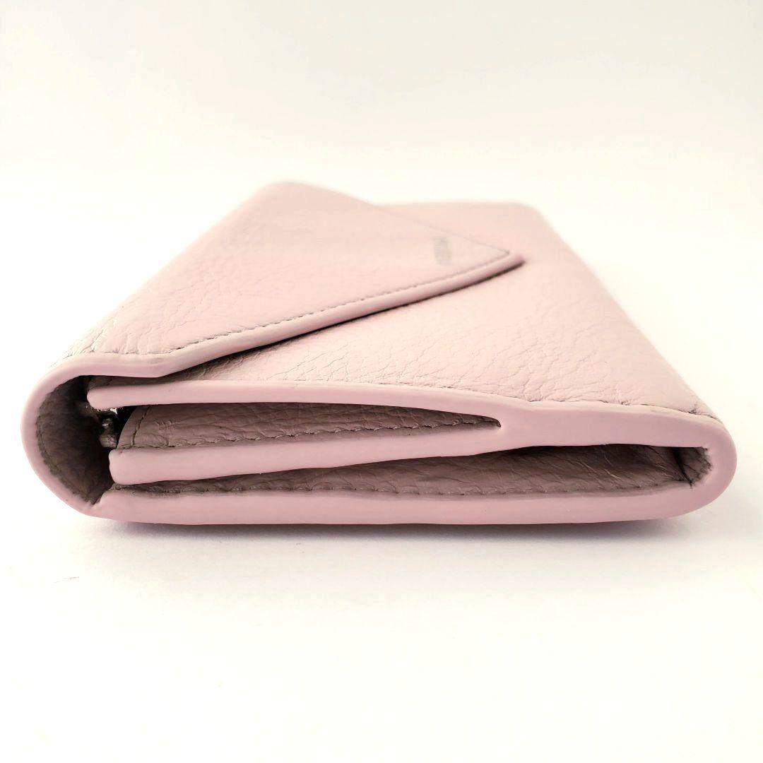 BALENCIAGA　長財布　ペーパー シン マニー　ライトローズ　バレンシアガ