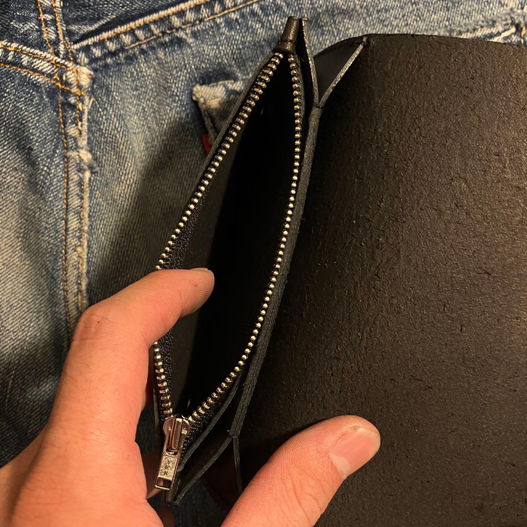 薄型ミドルトラッカーウォレット アポロコンチョ シルバー925 栃木レザー