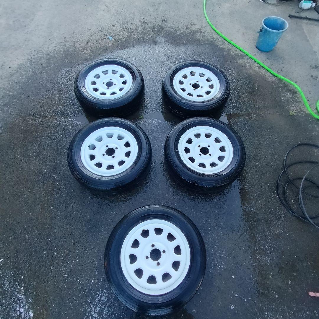 DUNLOP 14インチ ノーマルタイヤ5本セット