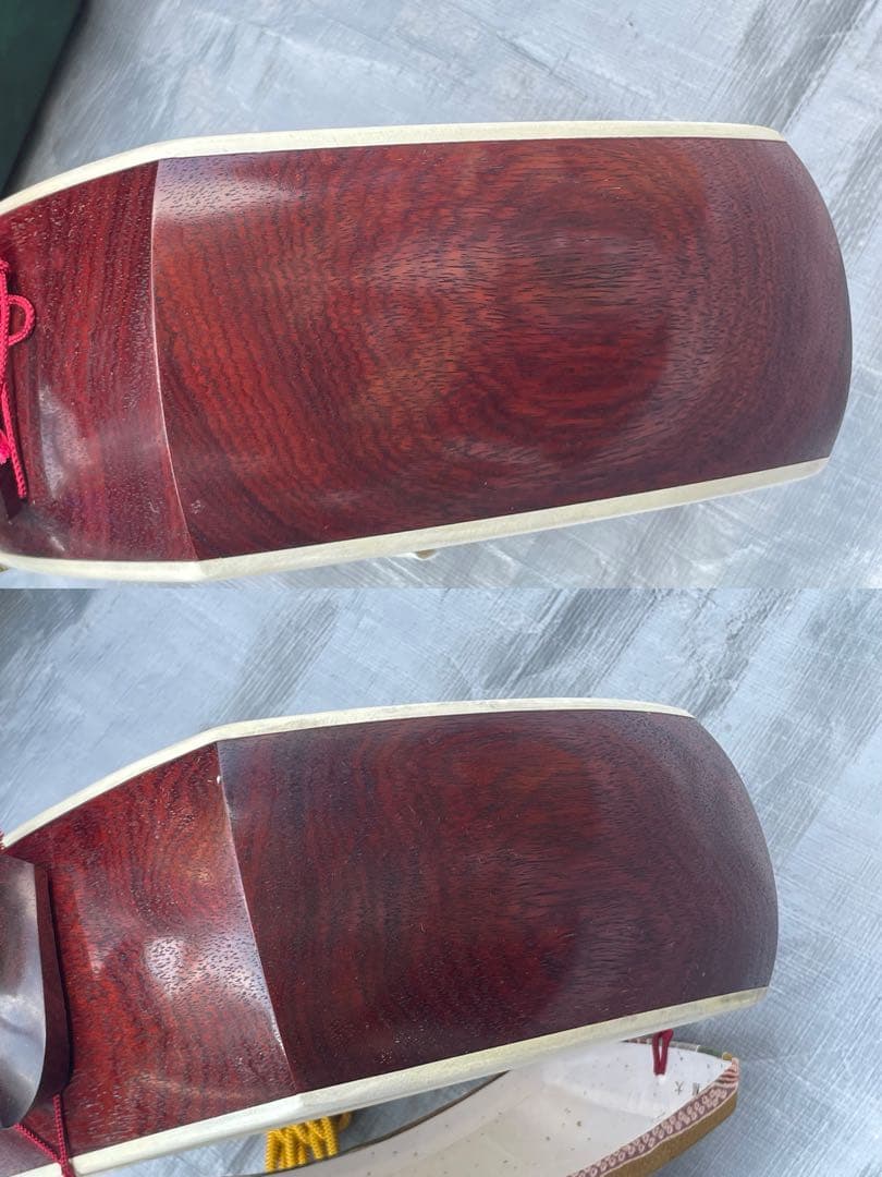 紅木三味線 小唄用 ケース付 付属品一式 現状品