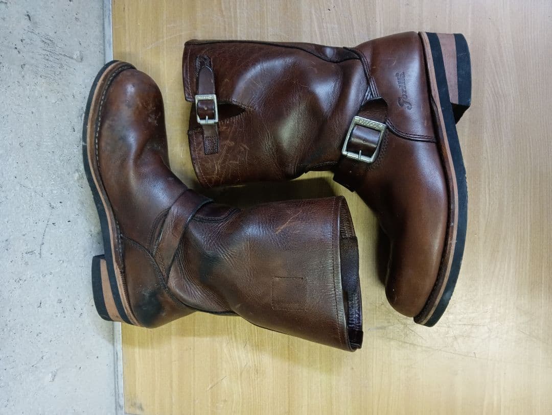 GORILLA エンジニアブーツ スチールトゥ 26cm ブラウン ビンテージ