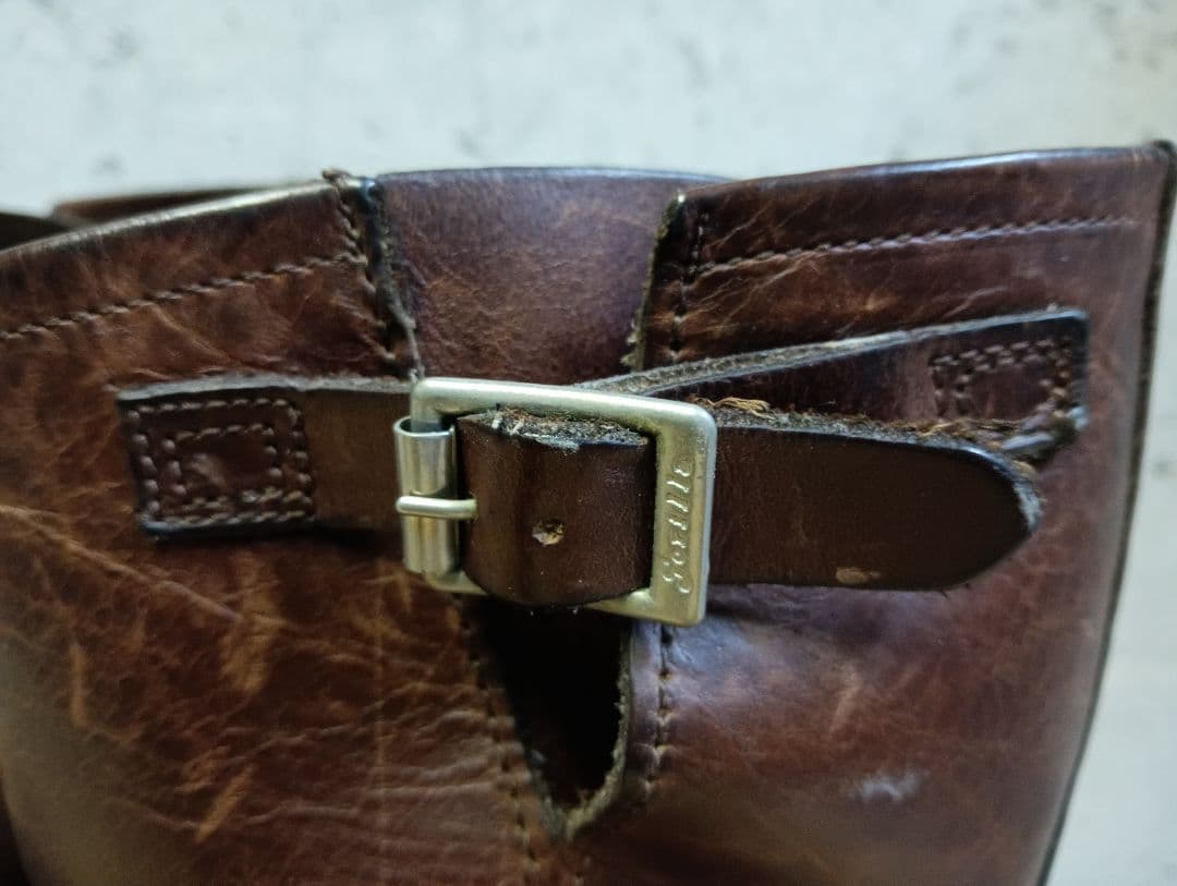 GORILLA エンジニアブーツ スチールトゥ 26cm ブラウン ビンテージ