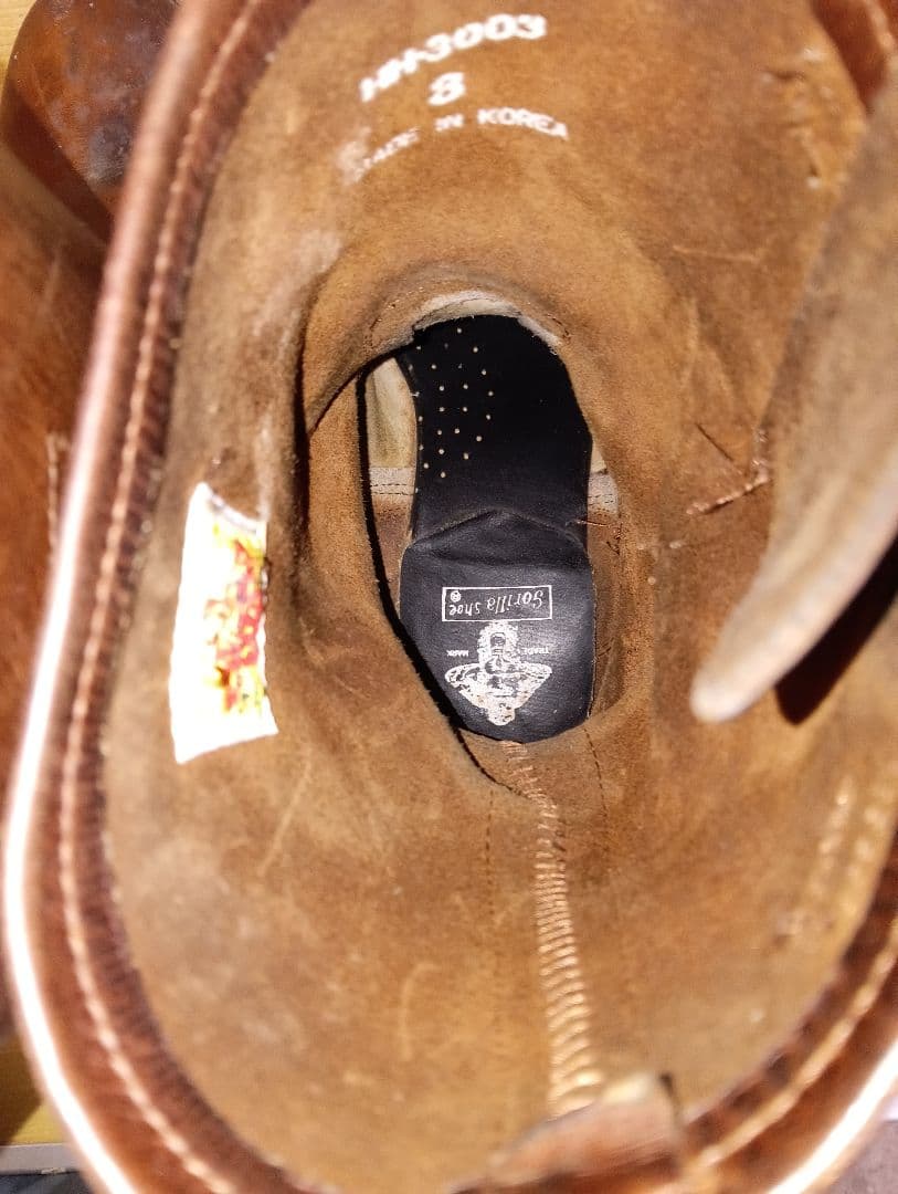 GORILLA エンジニアブーツ スチールトゥ 26cm ブラウン ビンテージ