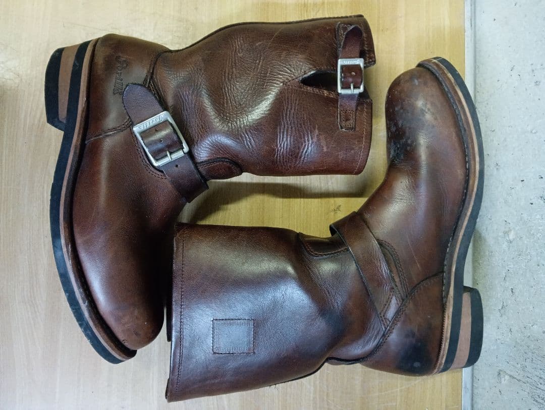 GORILLA エンジニアブーツ スチールトゥ 26cm ブラウン ビンテージ