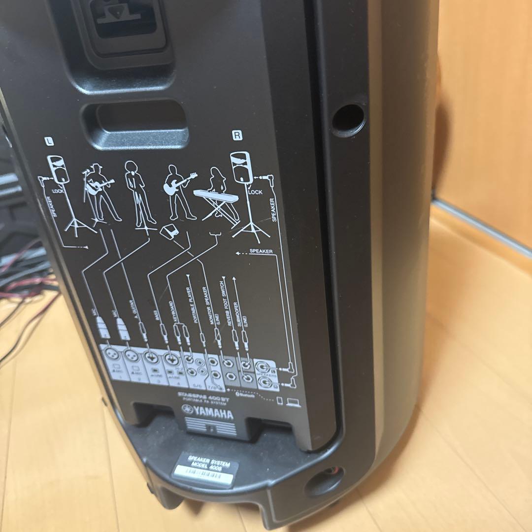 STAGEPAS 400BT ポータブルPAシステム 2スピーカー　スタンド付き